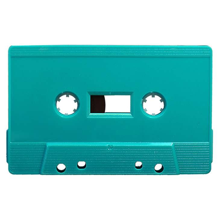 Turquoise blank audio cassette tapes Retro Style Media