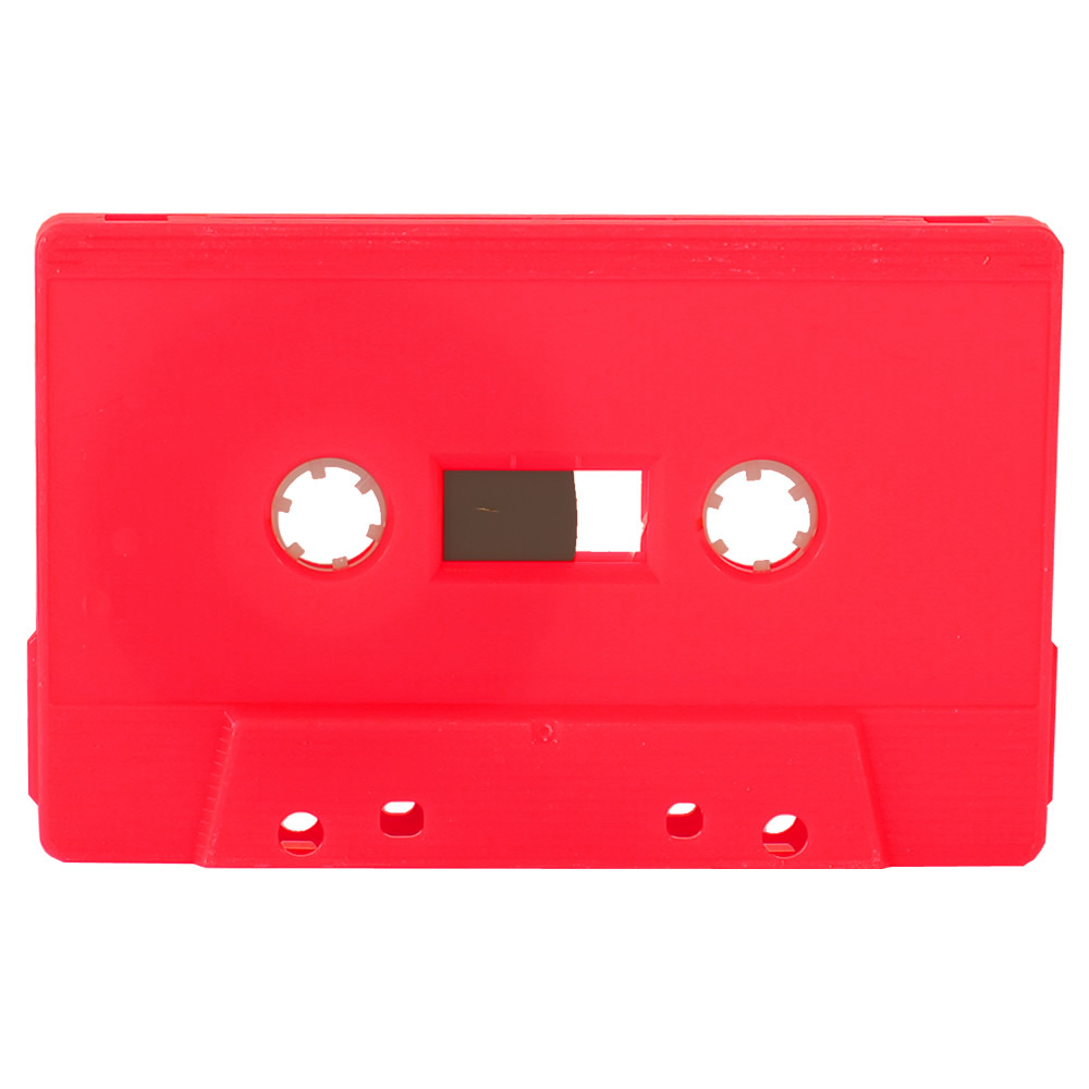 Neon pink blank audio cassette tapes Retro Style Media