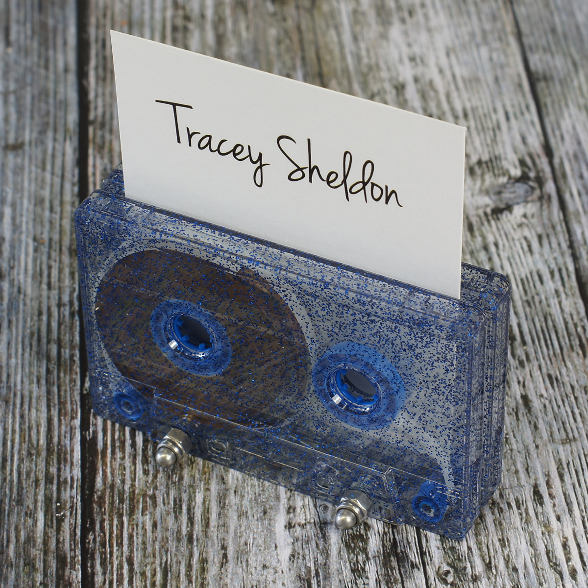 Cassette tape name place holder Retro Style Media