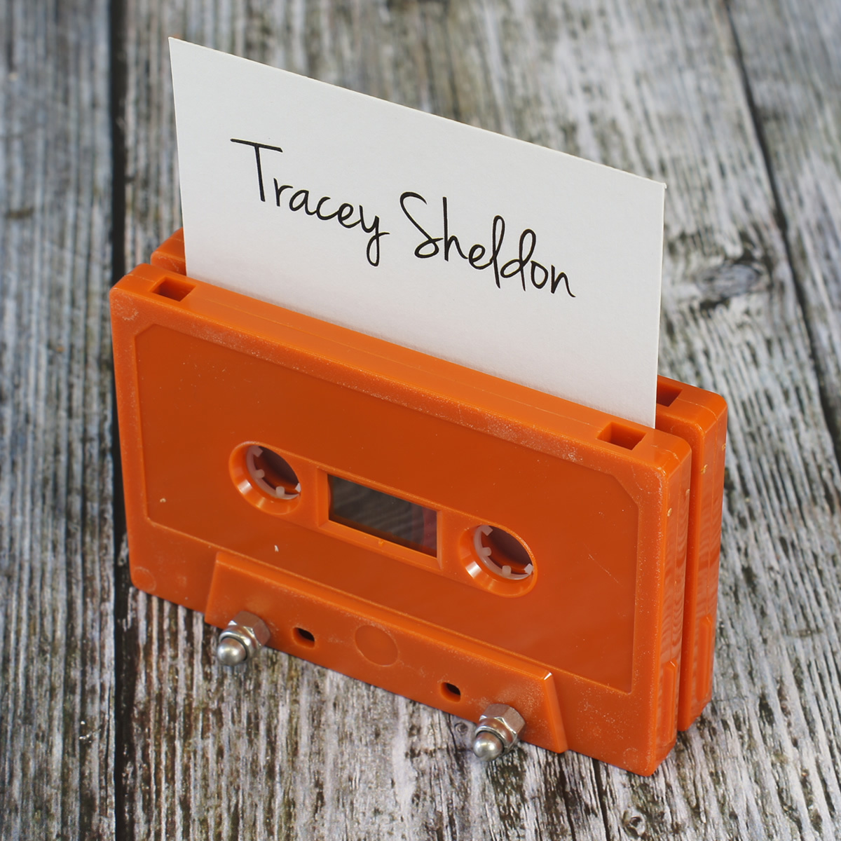 Cassette tape name place holder Retro Style Media