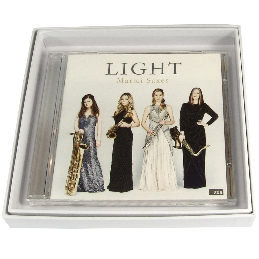 rigid white card luxury presentation box 155mm x 147mm internal dimensions of cd case