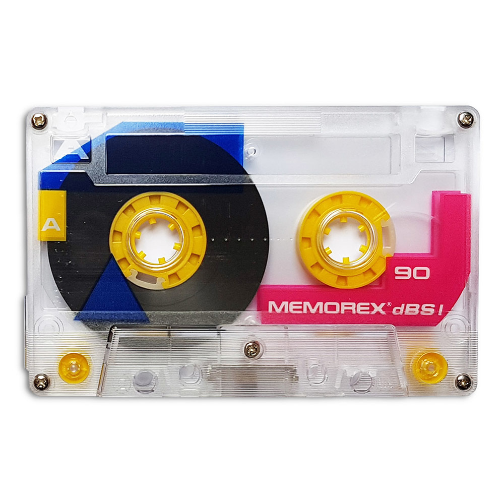 Memorex dBSI C90 ferric blank audio cassette tapes Retro Style Media