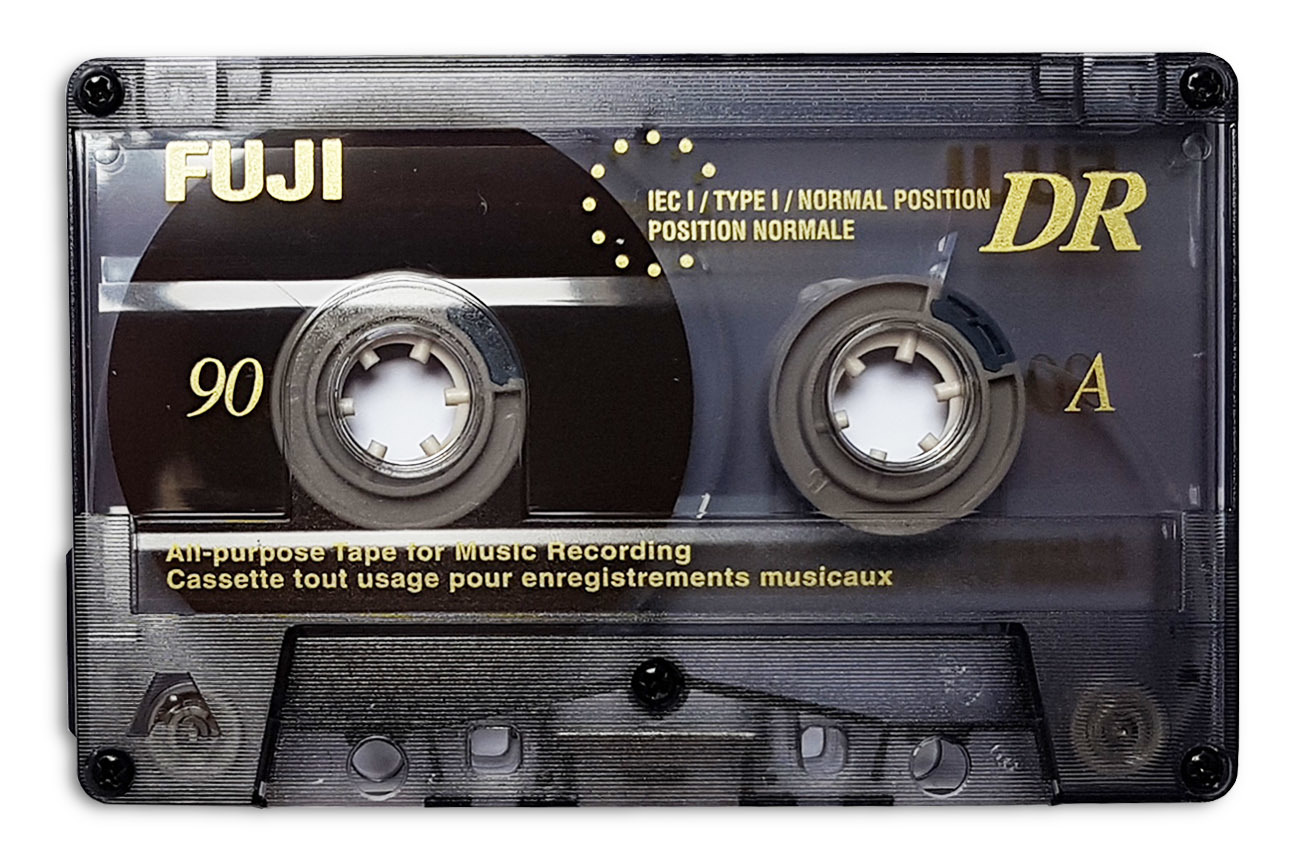Fuji DR90 ferric blank audio cassette tapes Retro Style Media