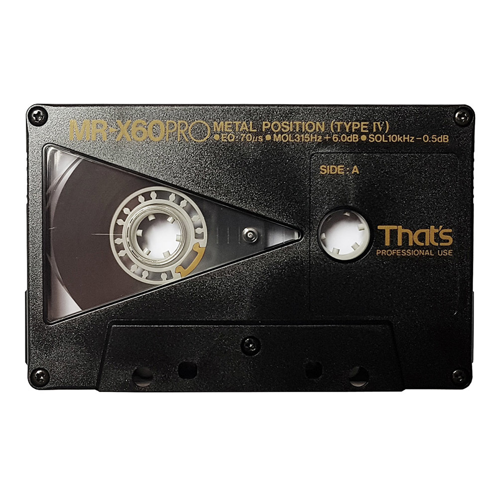 That's MRX 60 Pro metal blank audio cassette tapes Retro Style Media