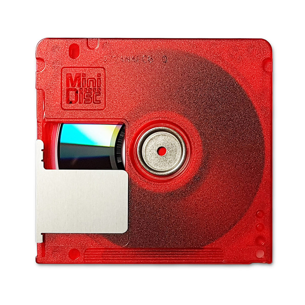 TDK MiniDisc red 80 minutes Retro Style Media