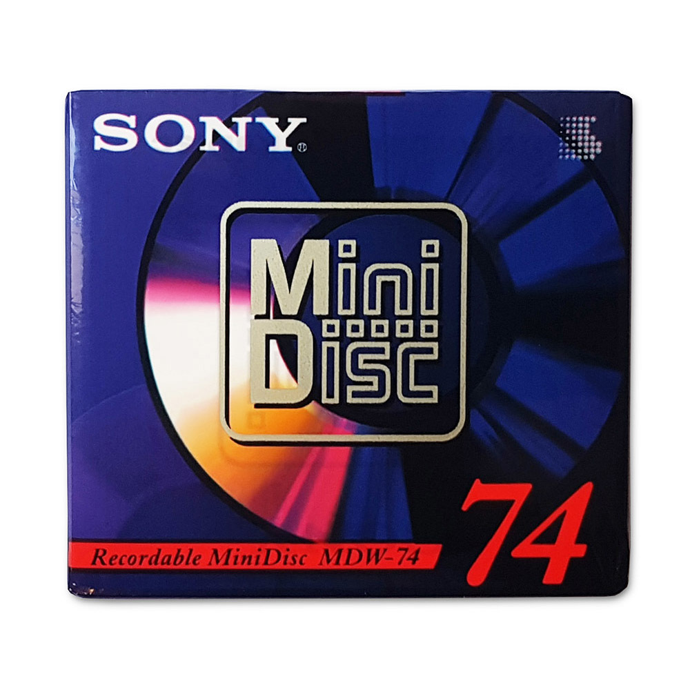 Sony MiniDisc MDW74 minutes Retro Style Media