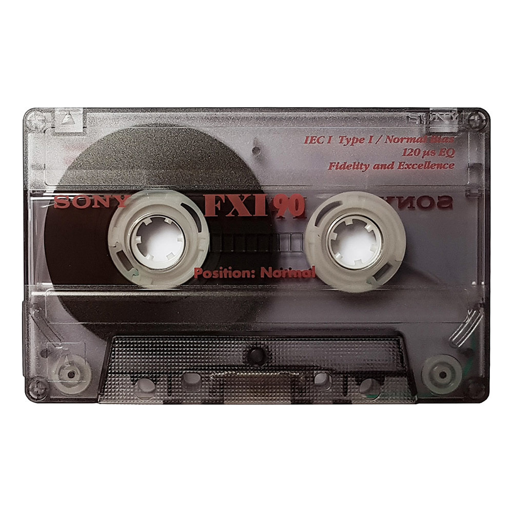 Sony FX90 (199596) ferric blank audio cassette tapes Retro Style Media