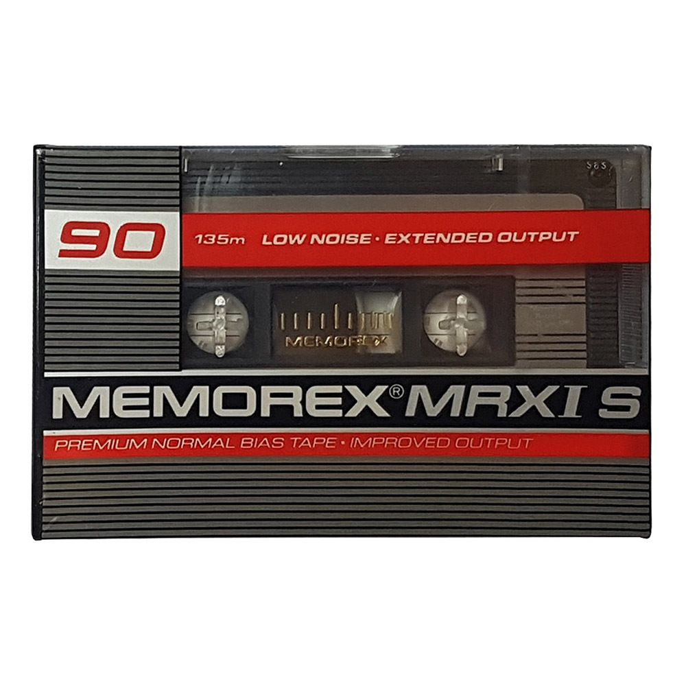 Memorex MRXI S 90 ferric blank audio cassette tapes Retro Style Media