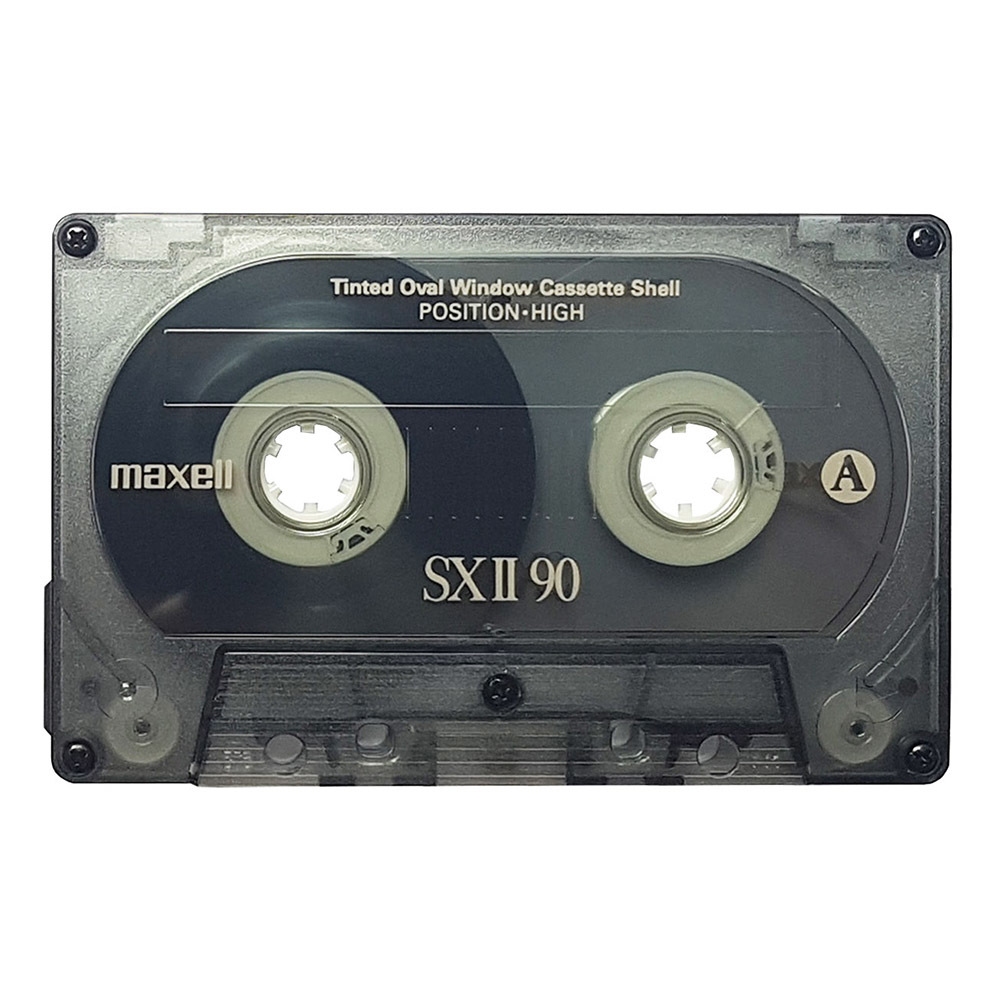 Maxell SXII 90 chrome blank audio cassette tapes Retro Style Media