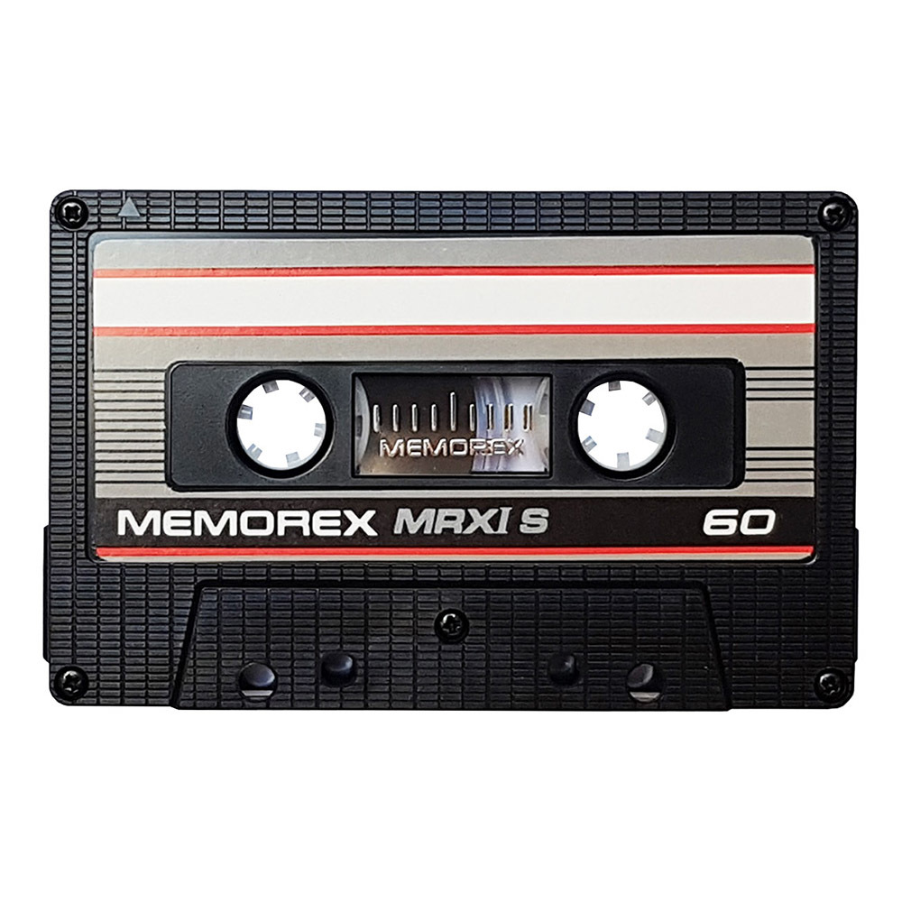 Memorex MRXI S 60 ferric blank audio cassette tapes Retro Style Media