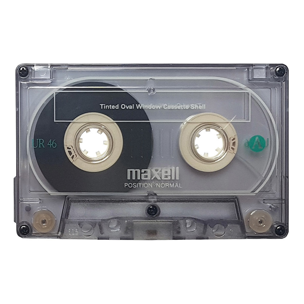 Maxell UR46 ferric blank audio cassette tapes Retro Style Media