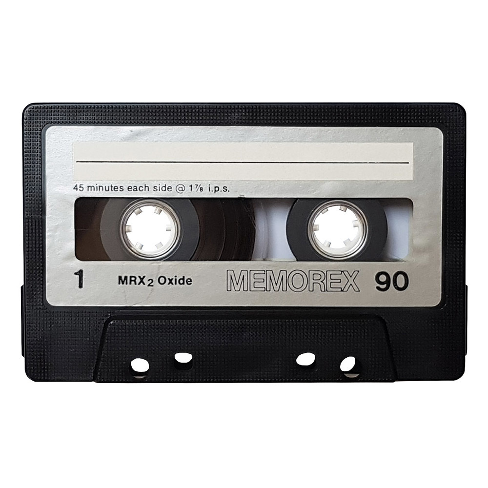 Memorex MRX2 Oxide C90 ferric blank audio cassette tapes Retro Style