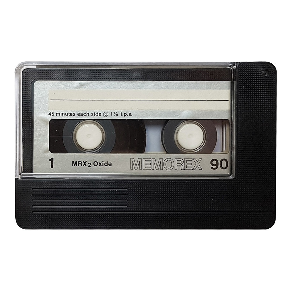 Memorex MRX2 Oxide C90 ferric blank audio cassette tapes Retro Style