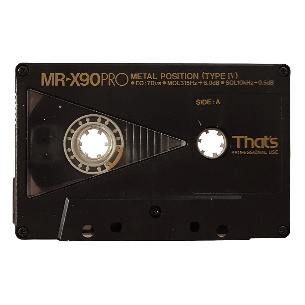 That's MRX 90 Pro metal blank audio cassette tapes Retro Style Media
