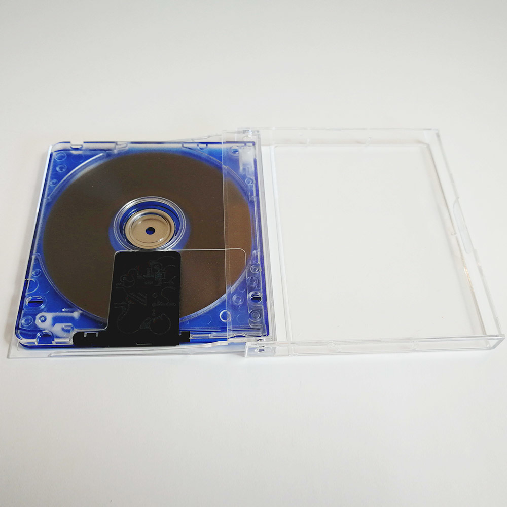 Clear MiniDisc case Retro Style Media
