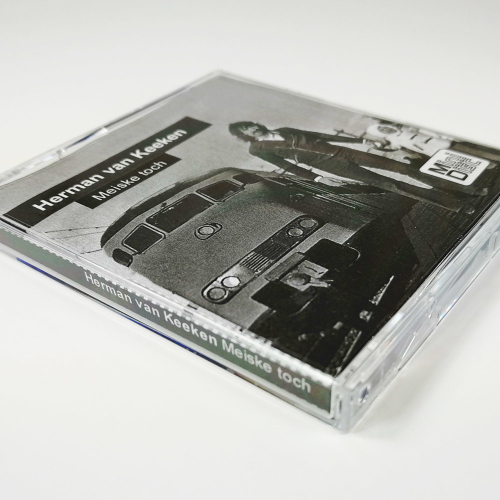 Clear MiniDisc case Retro Style Media