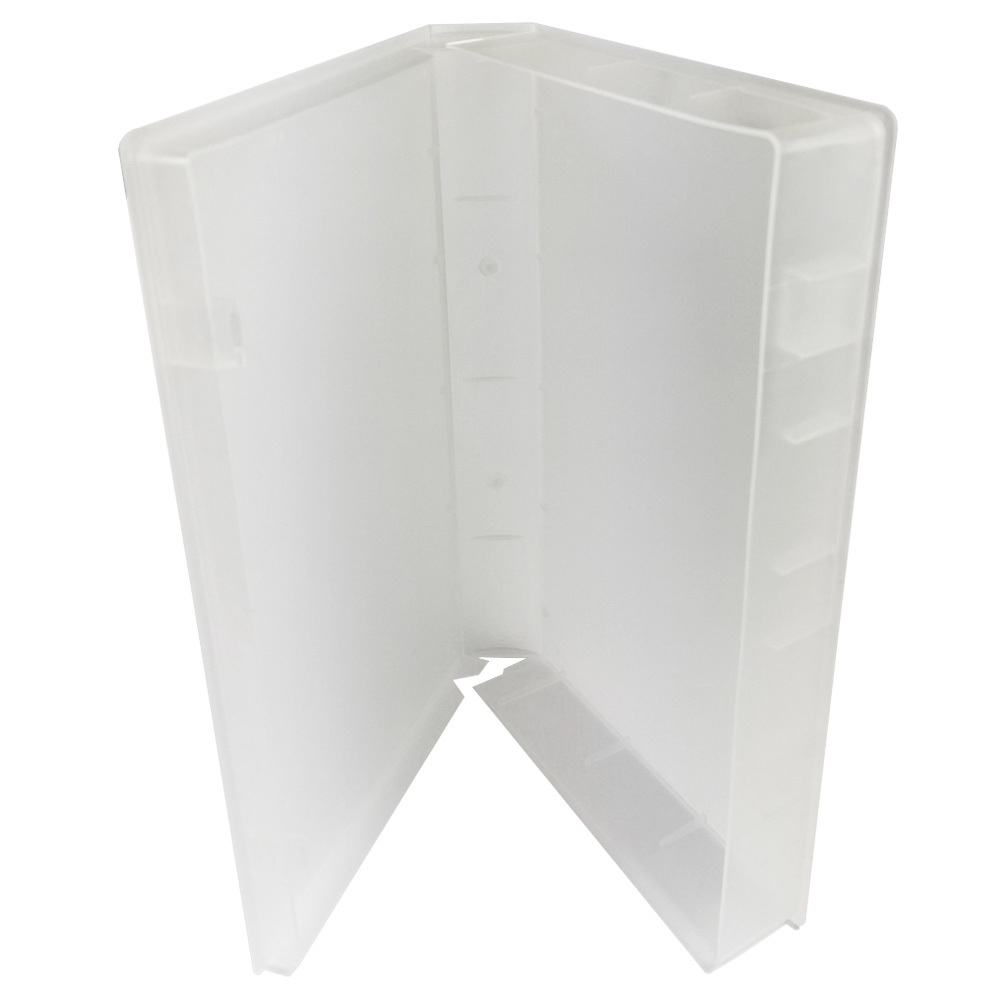 New Clear VHS Cassette Tape Case Retro Style Media
