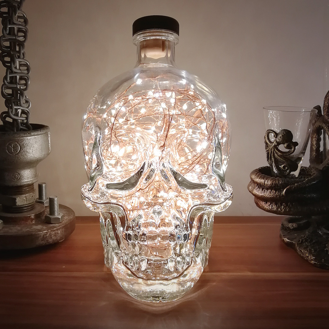 Crystal Head Vodka large LED bottle Crystal Head Vodka Large Bottle : Buy