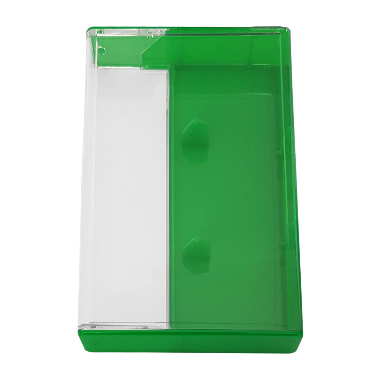 Green single cassette case Retro Style Media