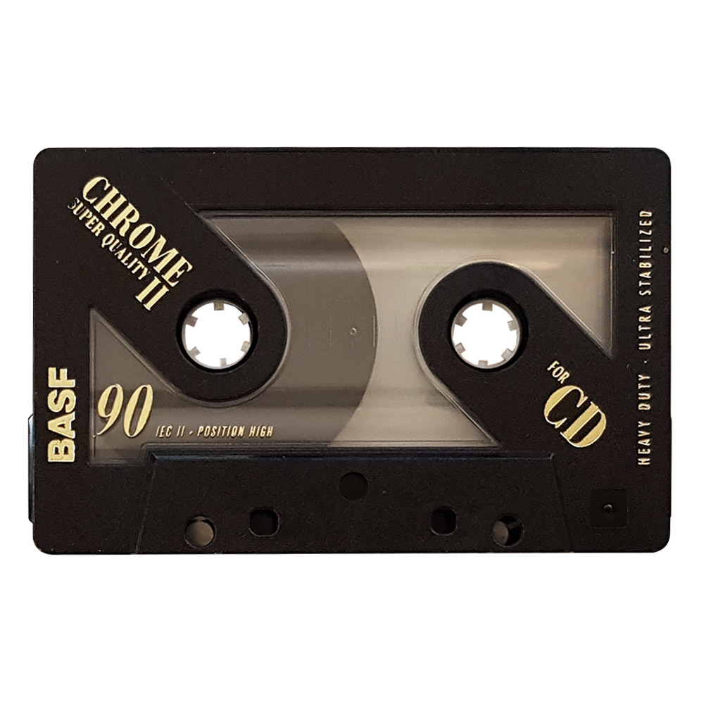 BASF Chrome Super Quality II (19972002) blank audio cassette tapes