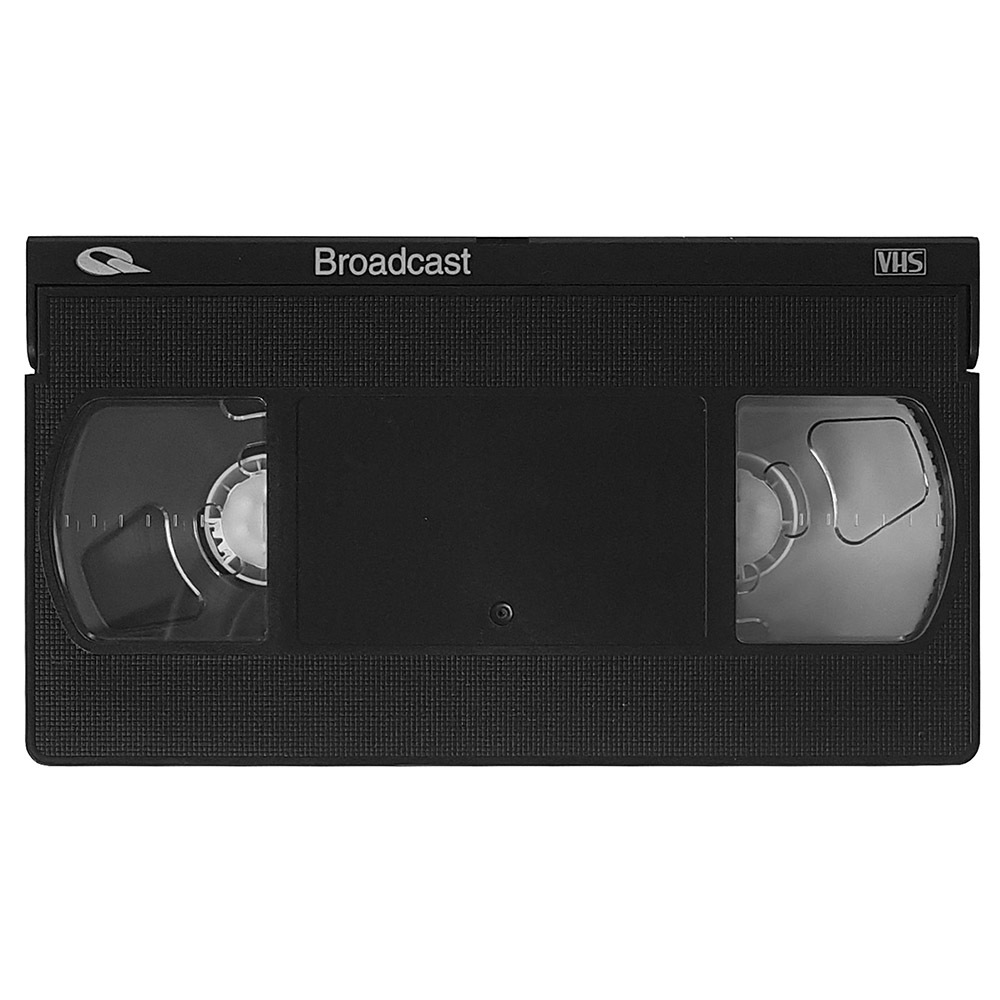 Quantegy Broadcast Video Series E120 VHS cassette tape Retro Style Media