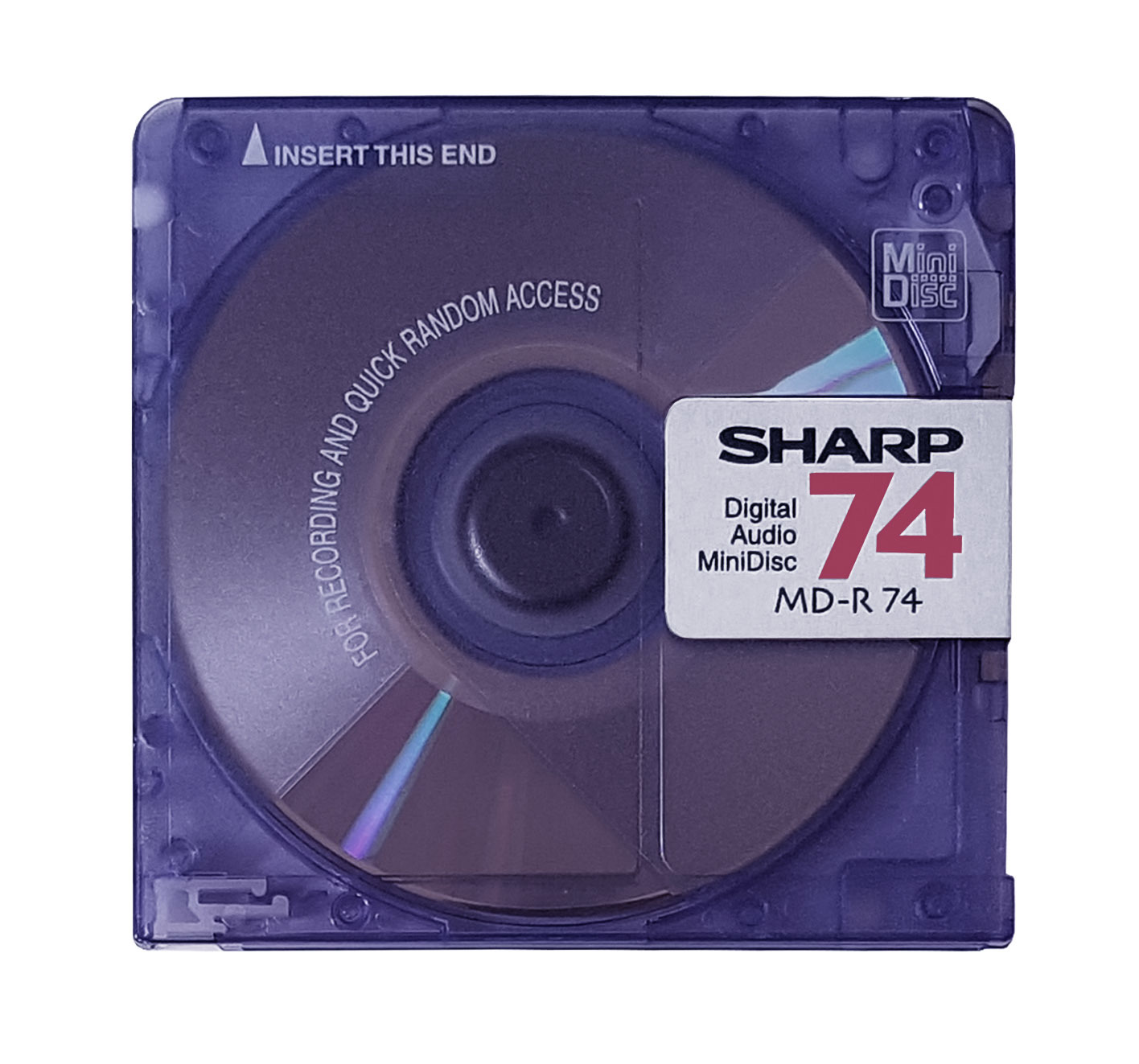 Sharp MiniDisc MDR 74 minutes Retro Style Media