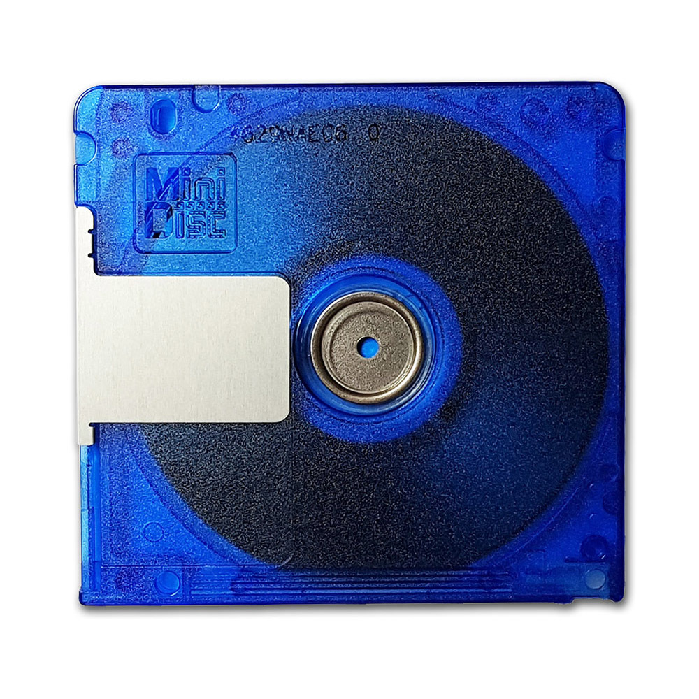 TDK MiniDisc blue 80 minutes Retro Style Media