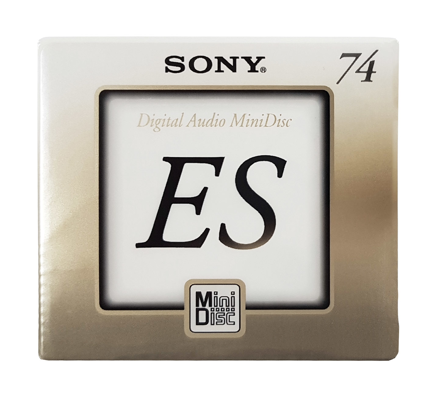 Sony MiniDisc ES MDW74M minutes Retro Style Media