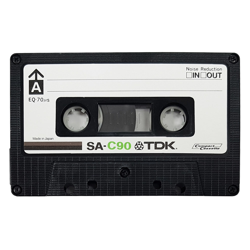 TDK SAC90 (19751977) chrome blank audio cassette tapes Retro Style