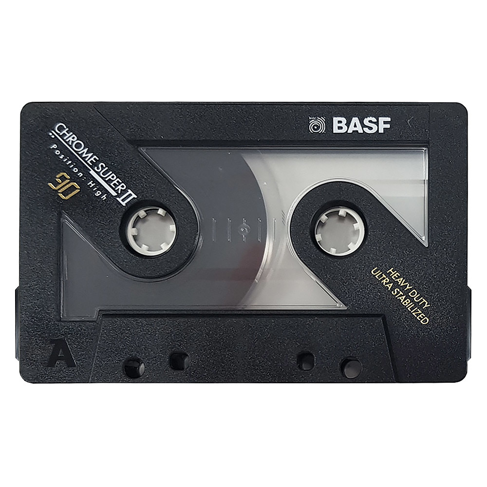 BASF 90 Chrome Super II (199193) blank audio cassette tapes Retro