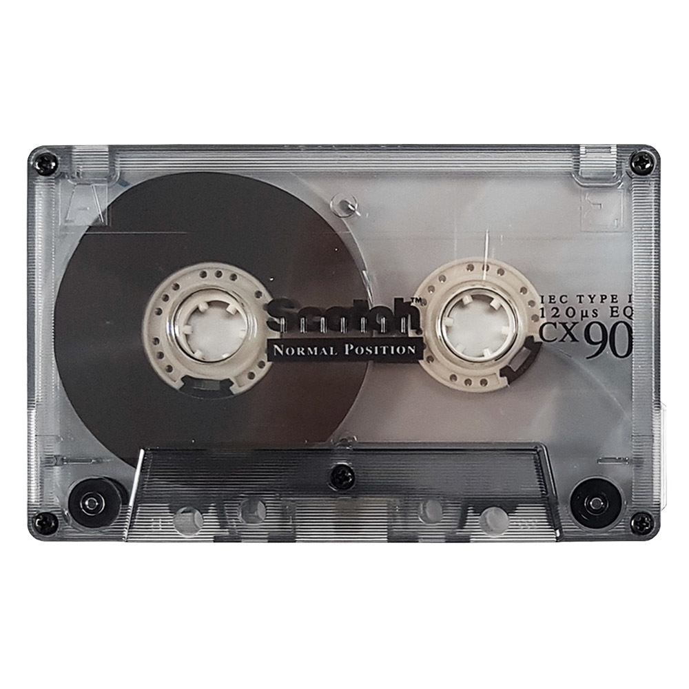 Scotch CX90 ferric blank audio cassette tapes Retro Style Media