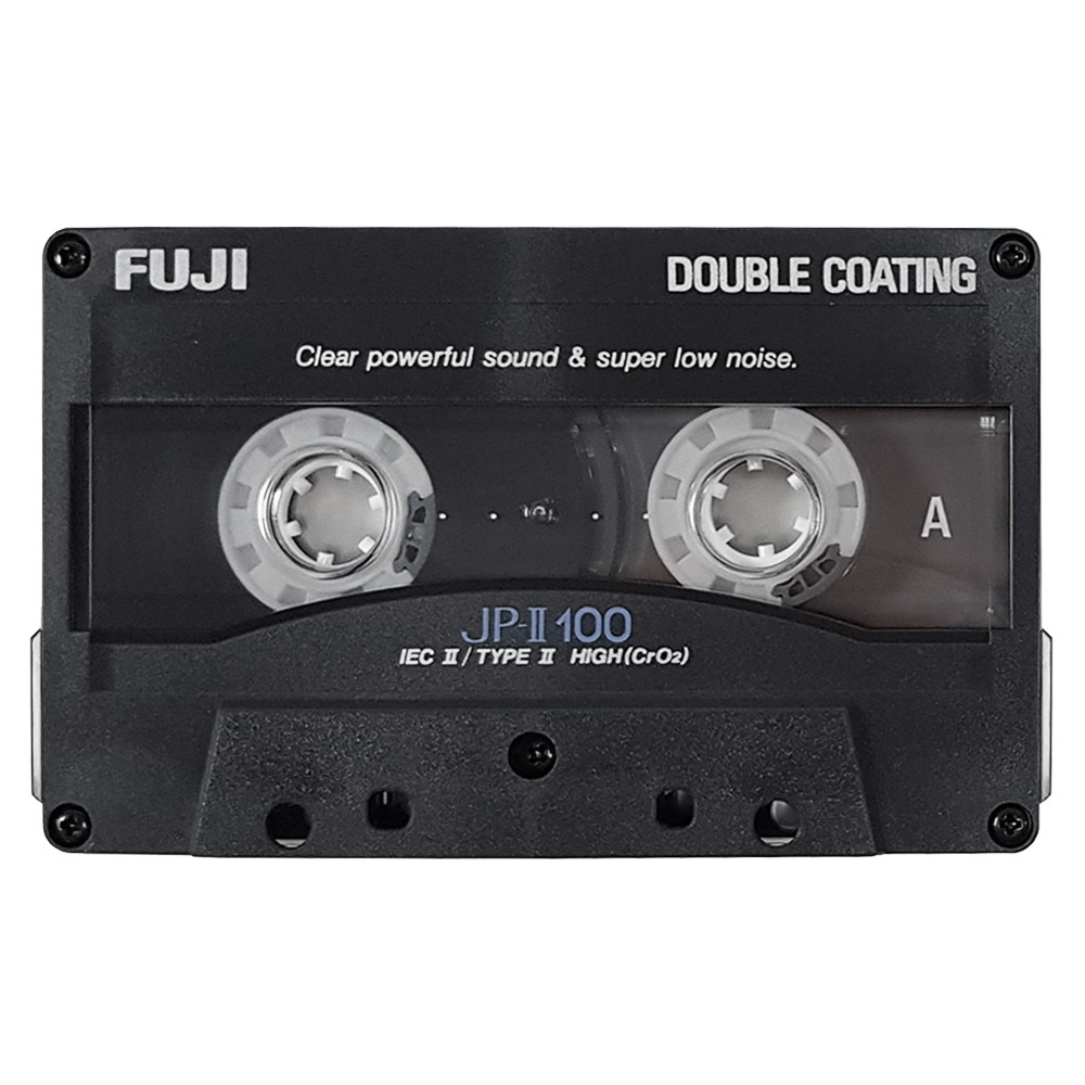 Fuji JPII C100 chrome blank audio cassette tapes Retro Style Media