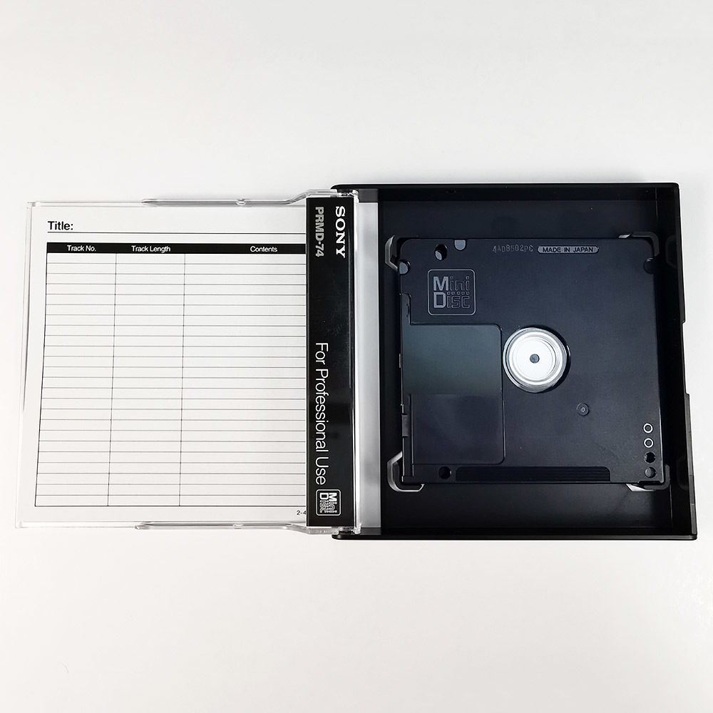 Sony Professional MiniDisc PRMD74 74 minutes Retro Style Media