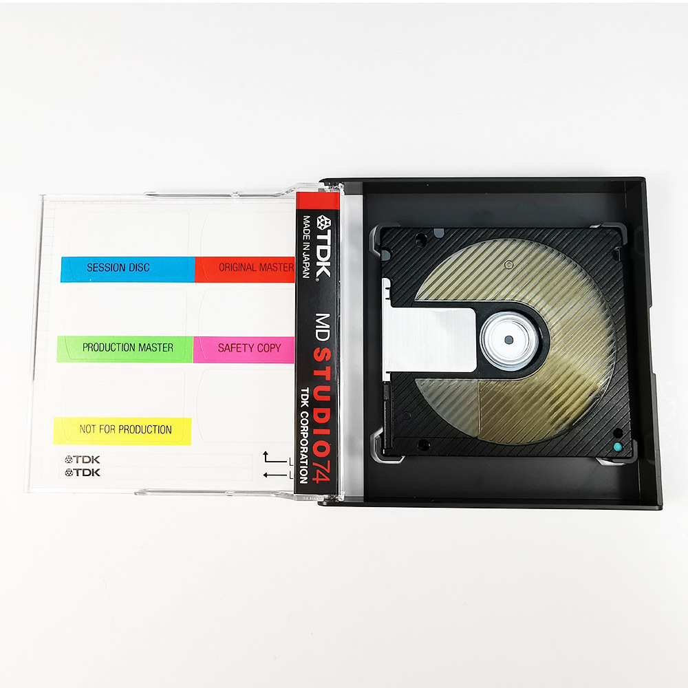 TDK Studio Professional MiniDisc 74 minutes Retro Style Media