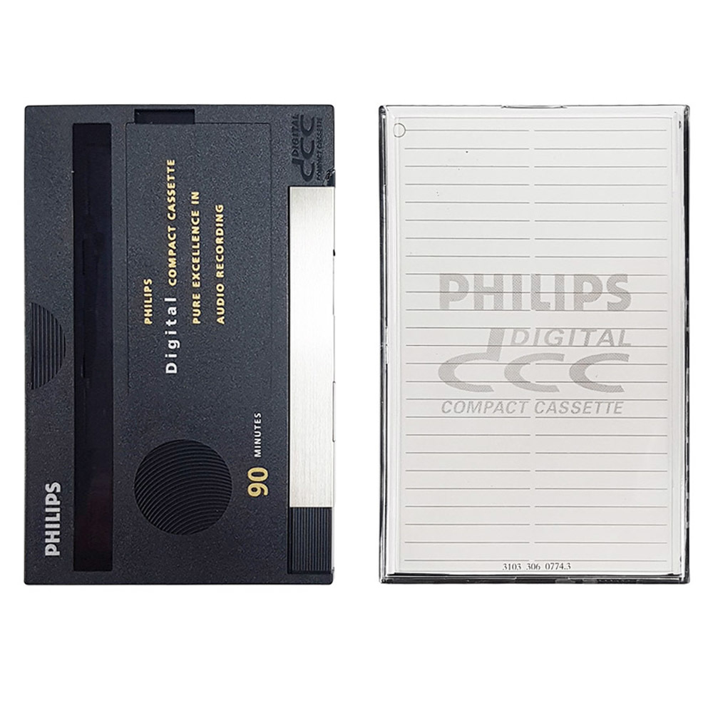 Philips 45 DCC Digital Compact Cassette blank audio cassette tapes