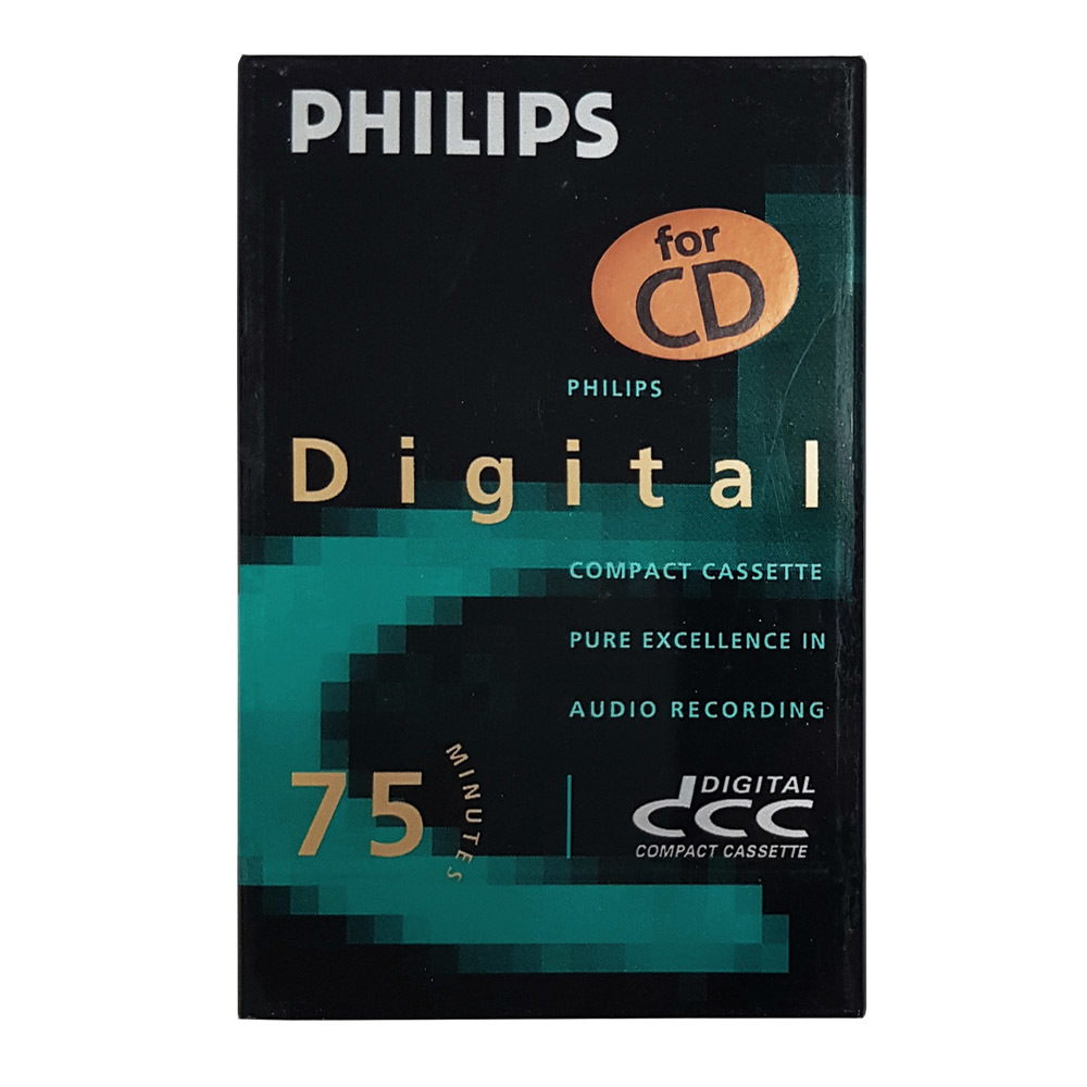 Philips 75 DCC Digital Compact Cassette blank audio cassette tapes
